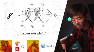 Building a neural network FROM SCRATCH no TensorflowPytorch just numpy amp math [upl. by Ahseen]