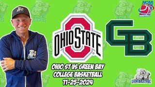 Ohio State vs Green Bay 112524 Free College Basketball Picks and Predictions  NCAAB Pick [upl. by Atikin907]