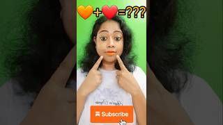 Crazy lipstick mixing technique 🧡❤️ytshorts youtubeshorts trending [upl. by Arbua]