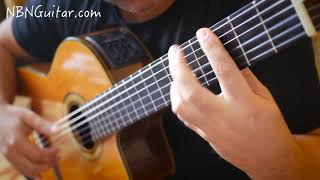 Bourree In E minor  Johann Sebastian Bach  NBN Guitar [upl. by Leanatan]