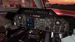 Pimax Crystal VR sim flight in the Cowansim 222B at Niagara Falls Project Airwolf Update [upl. by Kattie]