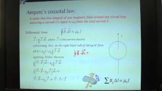 Amperes Circuital Law in differential form [upl. by Turtle]