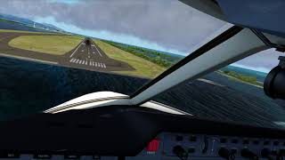 P3D  As Real As It Gets  Hawker 850XP Landing at Norman Manley Intl MKJP  HD 1080p  2018 [upl. by Ewolram142]