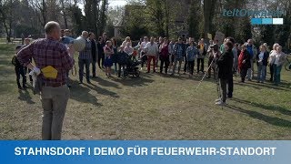 STAHNSDORF  DEMO FÜR FEUERWEHRSTANDORT [upl. by Vander]