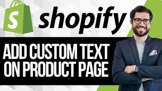 How to Add Custom Text Field on Shopify Product Page [upl. by Schwartz784]