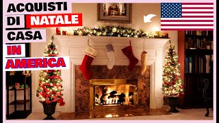 PRIMI ACQUISTI DI NATALE PER LA CASA AMERICANA 🇺🇸 [upl. by Eillor522]