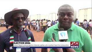 Ashanti Region receives election materials parties vote to protect them from manipulation [upl. by Nednarb]