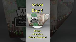 Day 1 of unboxing the StarWars Disney AdventCalendar [upl. by Leslie]