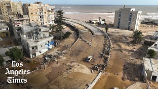 Thousands die as floodwaters inundate Libya [upl. by Isherwood]