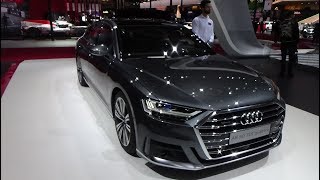 2019 Audi A8 50 TDI quattro  Exterior and Interior  Paris Auto Show 2018 [upl. by Ikkiv]