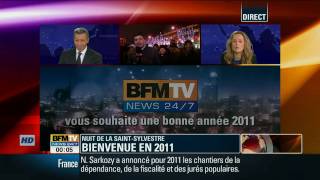 Le passage à lan 2011 BFMTV [upl. by Aviv939]