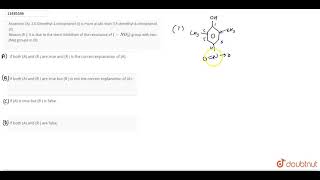 Assertion A 26Dimethyl4nitrophenol I is more acidic than 35dimethyl4nitrophenol II [upl. by Krein]