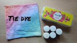 Tie dye with acrylic paints  easy to make [upl. by Dine]