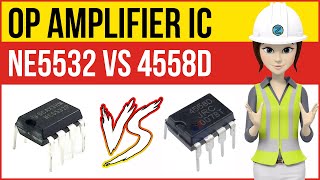 NE5532 vs 4558D Op Amp IC  Sound Quality Comparison  amplifier [upl. by Maggee918]