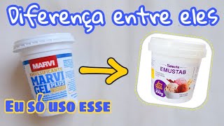 EMULSIFICANTE X EMUSTAB  DIFERENÇA ENTRE ELES [upl. by Higgins632]