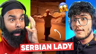 KIYA REAL LIFE SERBIAN DANCING LADY TRIGGERED INSAAN HAI [upl. by Novla310]