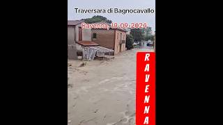 ALLUVIONE EMILIA ROMAGNA esondato fiume lamone emiliaromagna alluvione allertameteo [upl. by Aihcsrop206]