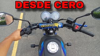 APRENDE A MANEJAR MOTO POR PRIMERA VEZ EN 8 MINUTOS 😱 ¿Cómo Manejar Moto [upl. by Dnalyr255]