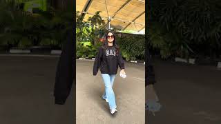 Shehnaaz Gill Spotted at Airport Departure shehnaazgill [upl. by Hallette]