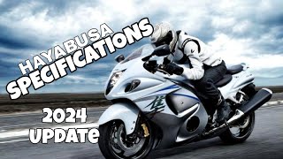 Hayabusa Specifications Updated  Hayabusa 2024  Suzuki Hayabusa [upl. by Tirrej]