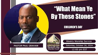 Ebenezer SDA Church Weekly Stream  October 19 2024 [upl. by Buzz]