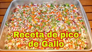 Pico de gallo receta tradicional [upl. by Akeirahs]