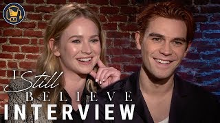 I Still Believe Interviews with KJ Apa Britt Robertson and Jeremy Camp [upl. by Bushey]