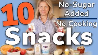 Top 10 NoAddedSugar Snacks No Cooking Needed [upl. by Thunell]