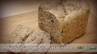 DELICIOSO PAN INTEGRAL RECETA PARA PANIFICADORA [upl. by Robenia434]