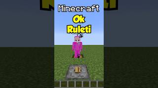 Minecraft Ok Ruleti minecraft minecraftshorts yunuslp shorts [upl. by Ybbil]