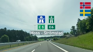 Driving in Norway and Sweden Motorveien E6 from Moss to Strömstad [upl. by Lily]