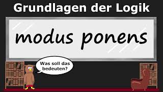 Was ist Modus Ponens Videolexikon Logik [upl. by Coney530]