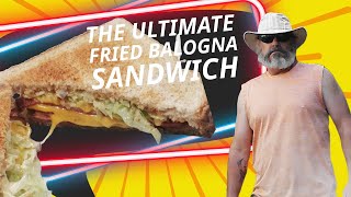 Ultimate Fried Bologna sandwichviralvideo [upl. by Autry]