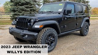 2023 Jeep Wrangler Willys 4x4 [upl. by Ytineres497]