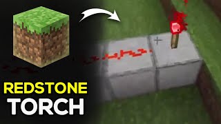 How Does Redstone Torch Work On Minecraft  Easy Guide [upl. by Chalmer]