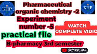 To synthesize acetanilide from aniline and calculate its percentage yield POC 2nd practical fileB [upl. by Amikat]