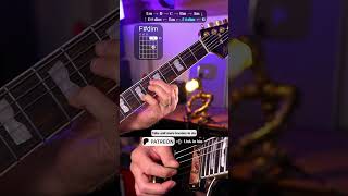 Guitar tutorial on triads  Easy lesson guitar guitartutorial tabs guitarlesson guitarist [upl. by Eldin]