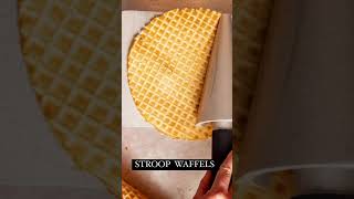 STROOP waffels 🧇🇳🇱Details below 👇the stroopwafels originated in the city of Gouda uniqueunique [upl. by Ainevuol]