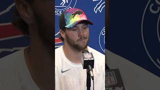 Bills QB Josh Allen discusses the Tre’Davious White injury shorts shortsvideo [upl. by Nadeen133]