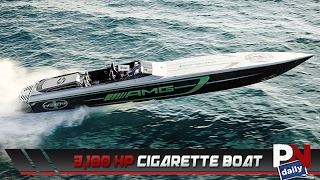 Mercedes AMG Has Built A 3100 Horsepower Cigarette Boat [upl. by Abeu]