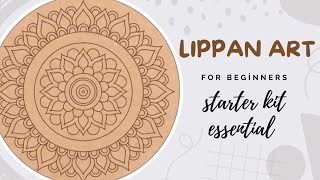 Lippan Art  Beginners Guide  Materials required for lippan art  Lippan Art Made Easy  diy [upl. by Ybrek]