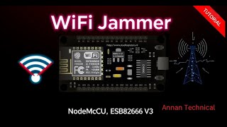 How To Make a WiFi Jammer To NODEMCU  ESP8266 V3  BUY LINK IN DISCRIPTION I In Bangla [upl. by Augy476]