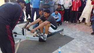 Indoor Rowing 500m pakistan ch maqbool 1185 [upl. by Lednyk]