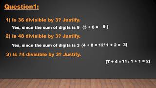 Math Divisibility by 3 and 6 Gr5 [upl. by Sachiko]