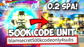 500k CODE New FREE UNIT Hol Horse 6 Star Has OP SPA  Blams 500k Code Reveal [upl. by Ile107]