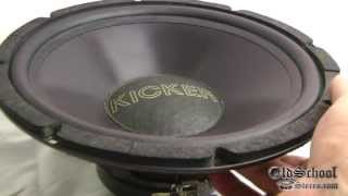 KICKER Freeair F12 Subwoofer Overview 1992 Old School [upl. by Eillat]