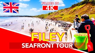 FILEY  Promenade and Beach Tour of Filey Yorkshire England [upl. by Gran]