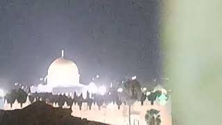 View from our group of Norway Aqsa tour to Masjid Aqsa and Jerusalemold city Palestine at midnight [upl. by Rothmuller]