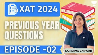 XAT 2024  XAT Previous Year Question Paper  XAT VARC  Karishma Vanvani xat2024 [upl. by Ailido]