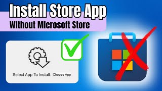 Install Microsoft Store APPS without Microsoft Store EASY amp FAST 2024 [upl. by Wittie434]